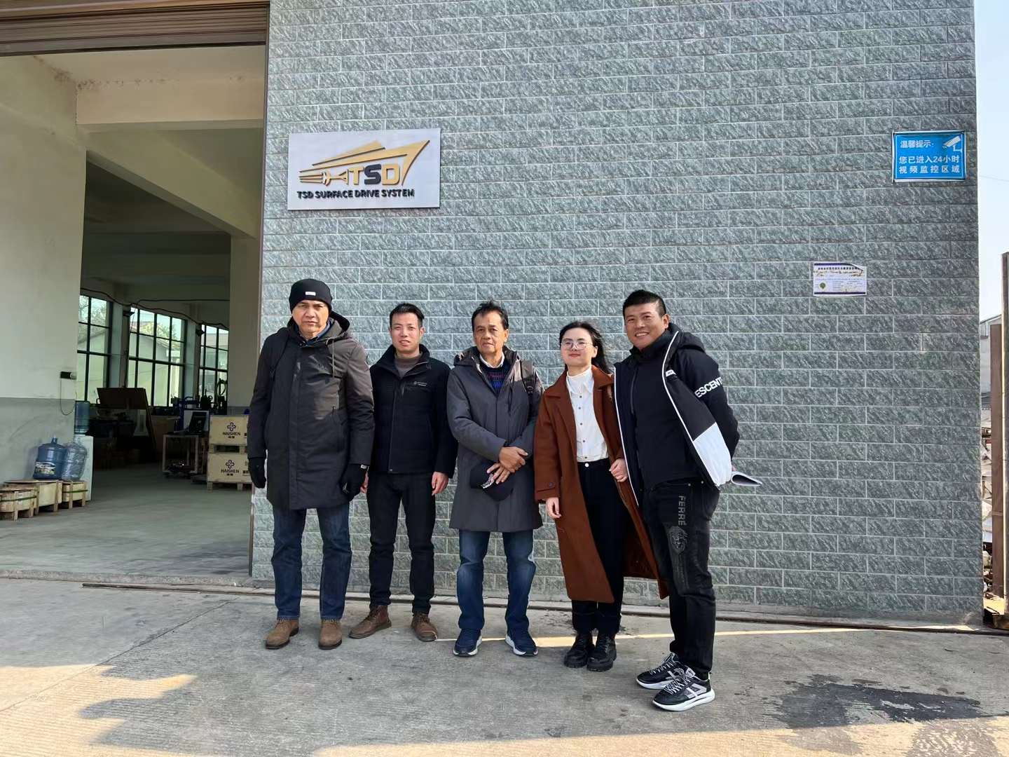Malaysian customers visit TSD surface drive system factory