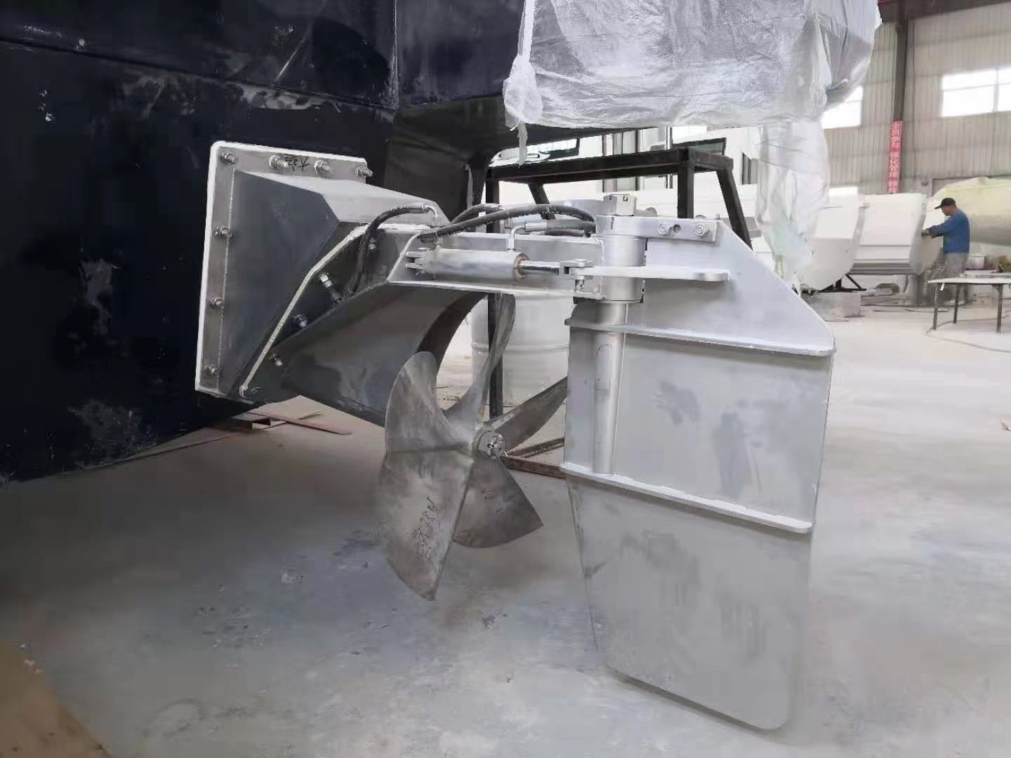 Fixed surface drive system connected to stainless steel box